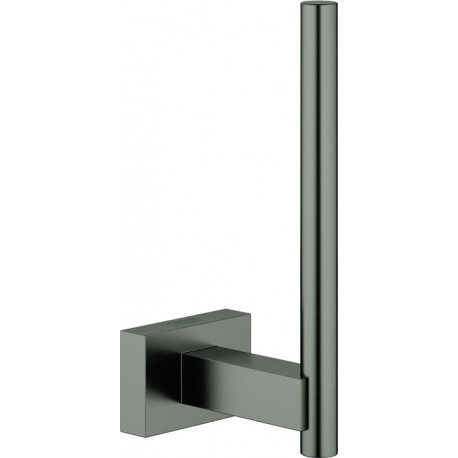 Porte-papier WC de rechange ESSENTIALS CUBE graphite dur brossé GROHE