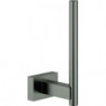 Porte-papier WC de rechange ESSENTIALS CUBE graphite dur brossé GROHE