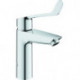 Mitigeur lavabo EUROSMART M-Size long Levier anti-brûlure chromé