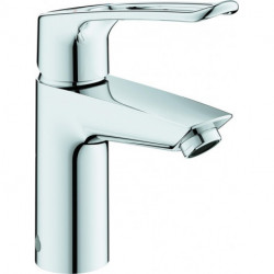 Mitigeur lavabo EUROSMART S-Size plus ouvert Levier Anti brulure chromé