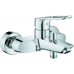 Robinet de baignoire monocommande EUROSMART DN 15. plus ouvert Levier poignée chromé