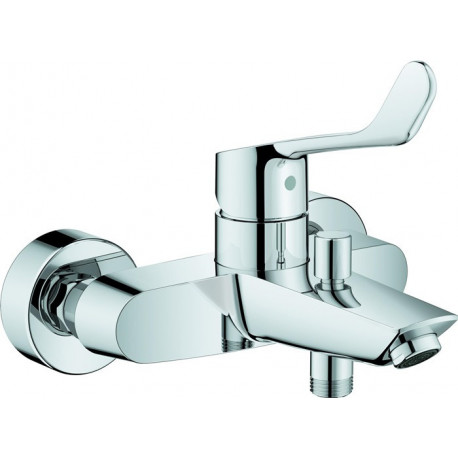 Robinet de baignoire monocommande EUROSMART DN 15. long Levier chromé