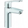 Mitigeur lavabo EUROSMART M-Size plus ouvert Levier anti brulure chromé