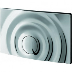Plaque Grohe et bouton poussoir pour plaque de recouvrement Surf G chr