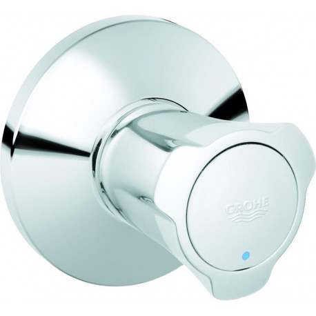 Façade Robinet D'Arrêt soupape UP COSTA marquage bleu, EBT 15-35 mm chromé GROHE