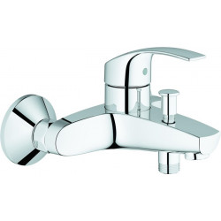 Mitigeur monocommande bain EUROSMART DN 15 Montage mural chromé
