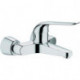 Mitigeur lavabo EUROECO SPEZIAL DN 15 saillie 221mm absp S-Connexions chromé 