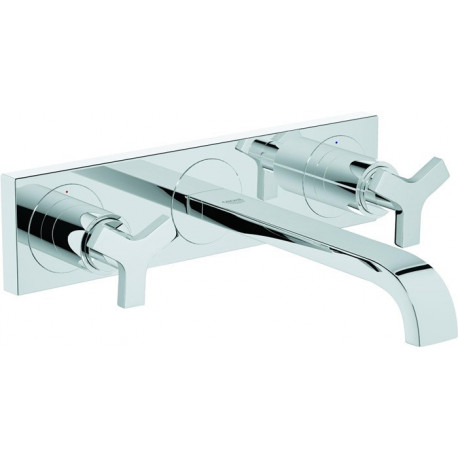 Allure Y Mél Lavabo 3 trou s Mural 220Mm