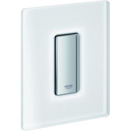 Platine actionneur Grohe SKATE COSMO m Glasoberfl 116x144mm chromé /daVi we