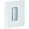 Platine actionneur Grohe SKATE COSMO m Glasoberfl 116x144mm chromé /daVi we