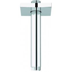 Sortie plafond RAINSHOWER rosace carrée longueur 142mm chr