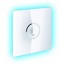 Plaque de finition Grohe ONDUS DIGITEC LIGHT en verre de sécurité 200x200mm 