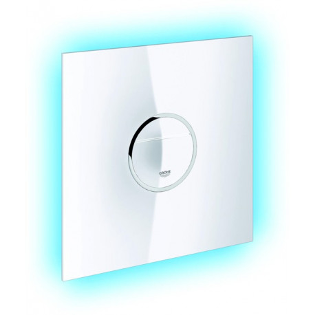 Plaque de finition Grohe ONDUS DIGITEC LIGHT en verre de sécurité 200x200mm 