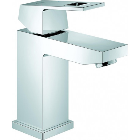 Mitigeur monocommande de lavabo EUROCUBE DN 15, corps lisse chromé GROHE