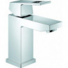 Mitigeur monocommande de lavabo EUROCUBE DN 15, corps lisse chromé GROHE
