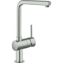 Mitigeur d'évier Minta bec en L graphite dur GROHE