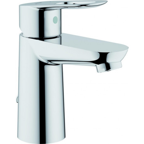 Mitigeur monocommande de lavabo BAULOOP DN 15, garniture de vidage taille S 1 1/4 pouce chromé GROHE