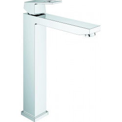Mitigeur lavabo EUROCUBE DN 15, pour vasques sur pied, graphite dur brossé GROHE
