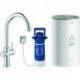 Robinet RED DUO avec Boiler M-Size. C-sortie chromé