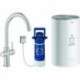 Robinet RED DUO avec Boiler M-Size. C-sortie acier