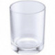 Mug brosse a dent ATOLL transparent, simple HANSGROHE