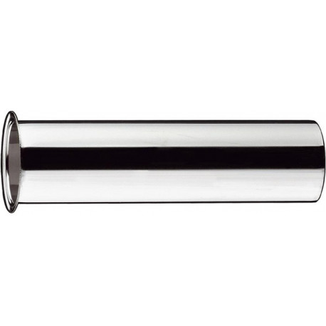 Tube droit avec bord chromé