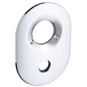 Rosace pour mitigeur de douche Axor Allegroh encastré chrome HANSGROHE