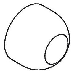 Pièce détachée rosace boule 