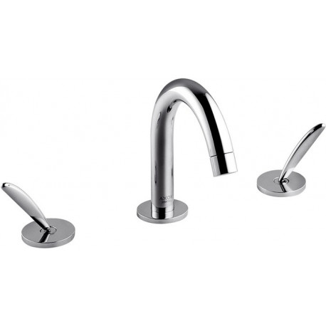 Mélongeur lavabo 3 trou savec tirette et vidage chroméé