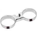 Lot de lotion A support pour montage sur barre de douche Unica A chrome HANSGROHE