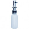 Distributeur de liquide vaisselle aspect acier inox