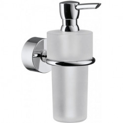Distributeur de savon liquide chroméé