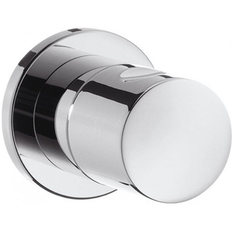 Set de finition pour robinet d'arrêt 1/2et 3/4 ,avec poignée cylindrique, chromé 