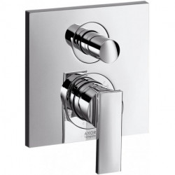 Mitigeur bain-douche AXOR CITTERIO à encastrer, avec couvercle de sécurité chromé intégré HANSGROHE