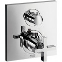 Set de finition therm encastréavec robinet d'arrêt poignée croisillon chroméé