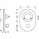 Kit de conversion HG Mélangeur de bain UP Espacement des trous 80mm steel-optik