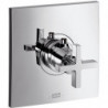 Set de finition therm encastré haut débit poignée croisillon chroméé