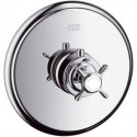 Set de finition pour mitigeur thermostatique encastré chroméé