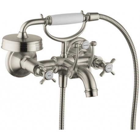 Mélongeur Bain/douche nickel brossé