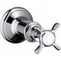 Set de finition pour robinet d'arrêt 1/2et 3/4nickel brossé
