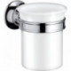Porte-verre nickel brossé