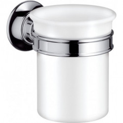 Porte-verre nickel brossé