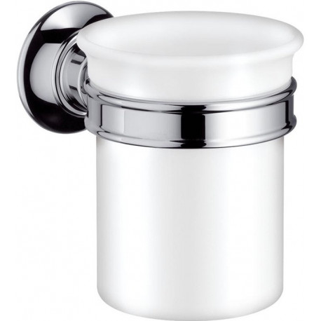 Porte-verre nickel brossé
