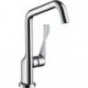 mitigeur cuisine aspect acier inox