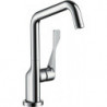 mitigeur cuisine aspect acier inox