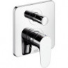 Set de finition pour mitigeur bain/douche encastré chroméé