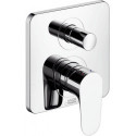 Mitigeur bain-douche AXOR CITTERIO à encastrer, avec couvercle de sécurité chromé intégré HANSGROHE