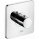 Set de finition pour mitigeur thermostatique encastré chroméé