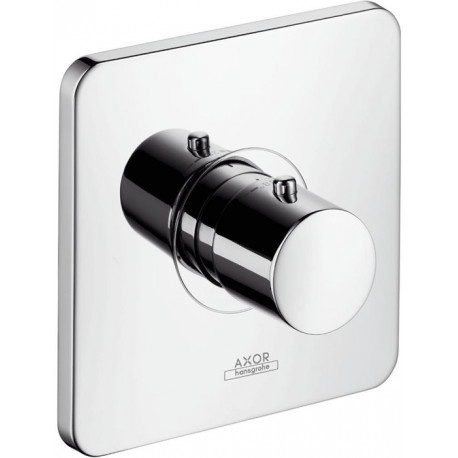 Set de finition pour mitigeur thermostatique encastré chroméé