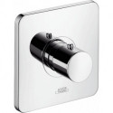 Set de finition pour mitigeur thermostatique encastré haut débit chroméé